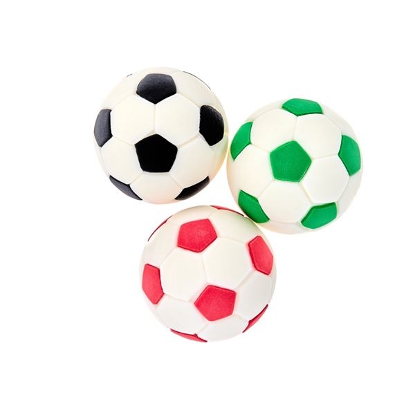 Obrázek k výrobku 23722 - Cukrová lopta Futbal 1ks červená
