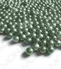 Obrázek k výrobku 20690 - Cukrové perly metalické zeleno-šedé (50 g)
