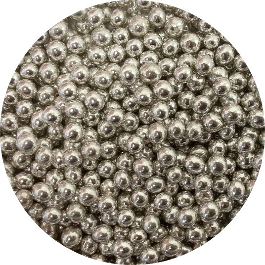 Obrázek k výrobku Cukrové perly stříbrné malé (50 g)
