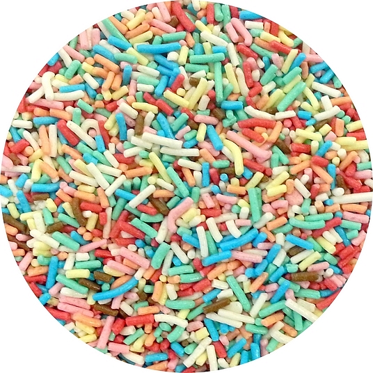 Obrázek k výrobku Cukrové tyčinky barevné (50 g)