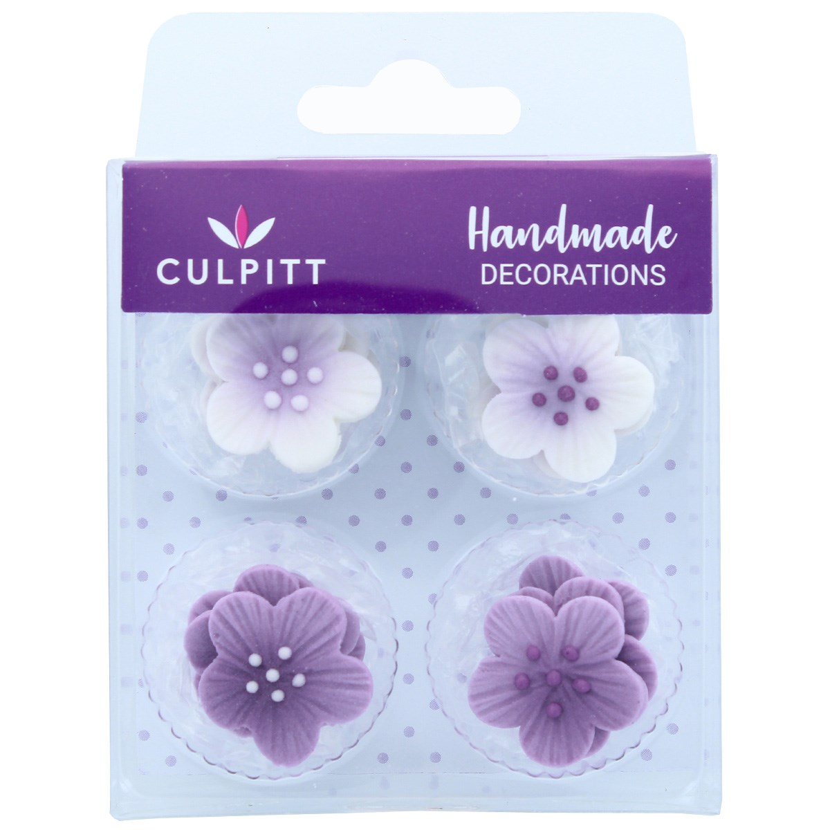 Obrázek k výrobku 22976 - Culpitt Cukrová dekorácia Fialové kvety