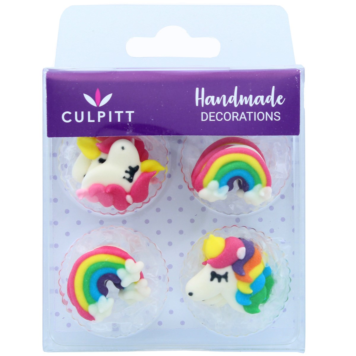 Obrázek k výrobku 22975 - Culpitt Cukrová dekorácia Rainbows & Unicorns