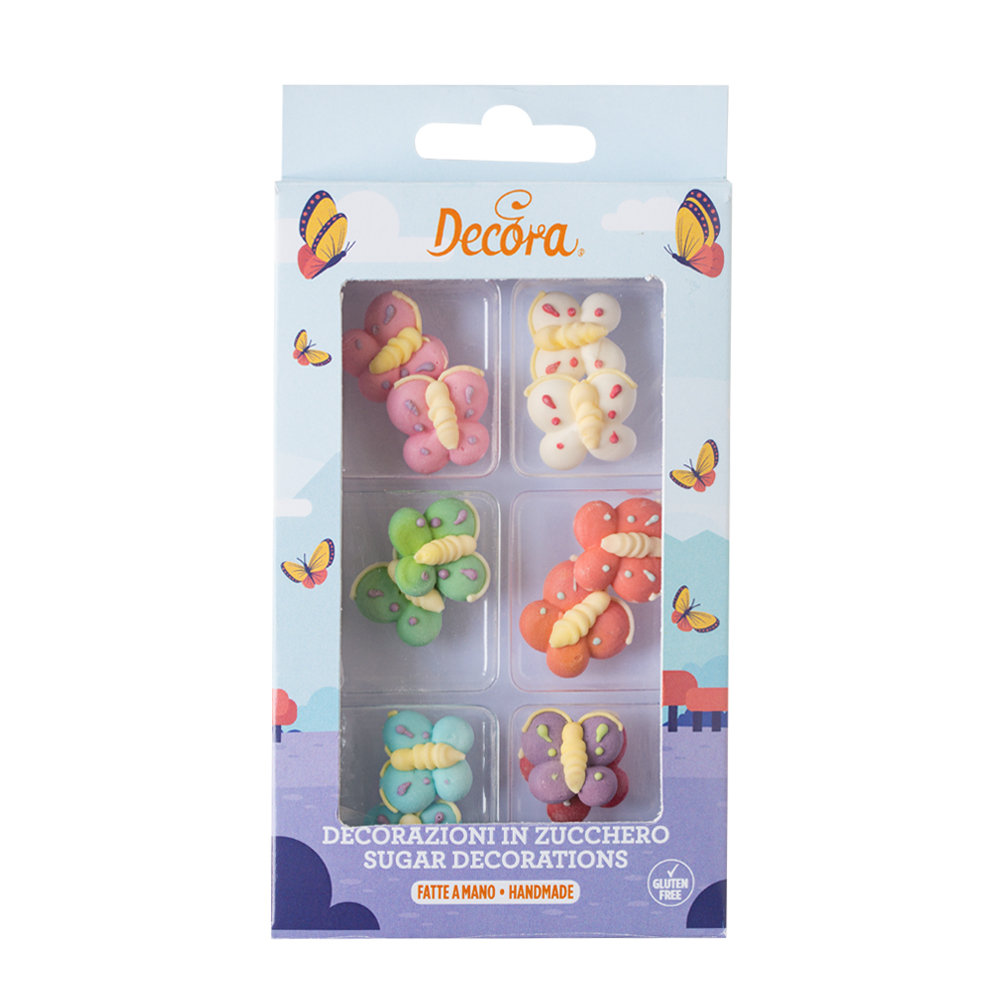 Obrázek k výrobku 26619 - Decora Cukrová dekorácia Motýle (1)