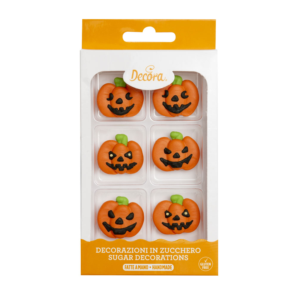 Obrázek k výrobku 22779 - Decora Cukrová dekorácia Tekvice 6ks