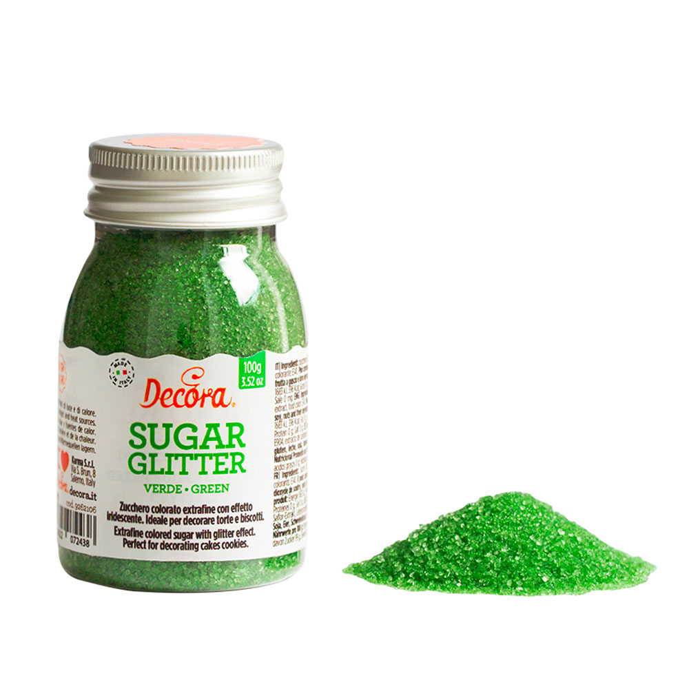 Obrázek k výrobku 22434 - Decora Cukrový piesok zelený (100 g)