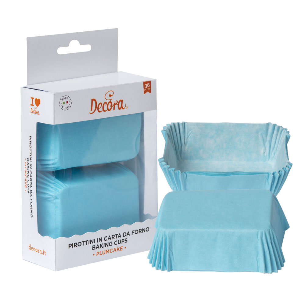 Obrázek k výrobku 19880 - Decora košíčky na mini chlebíky Modré (36 ks)