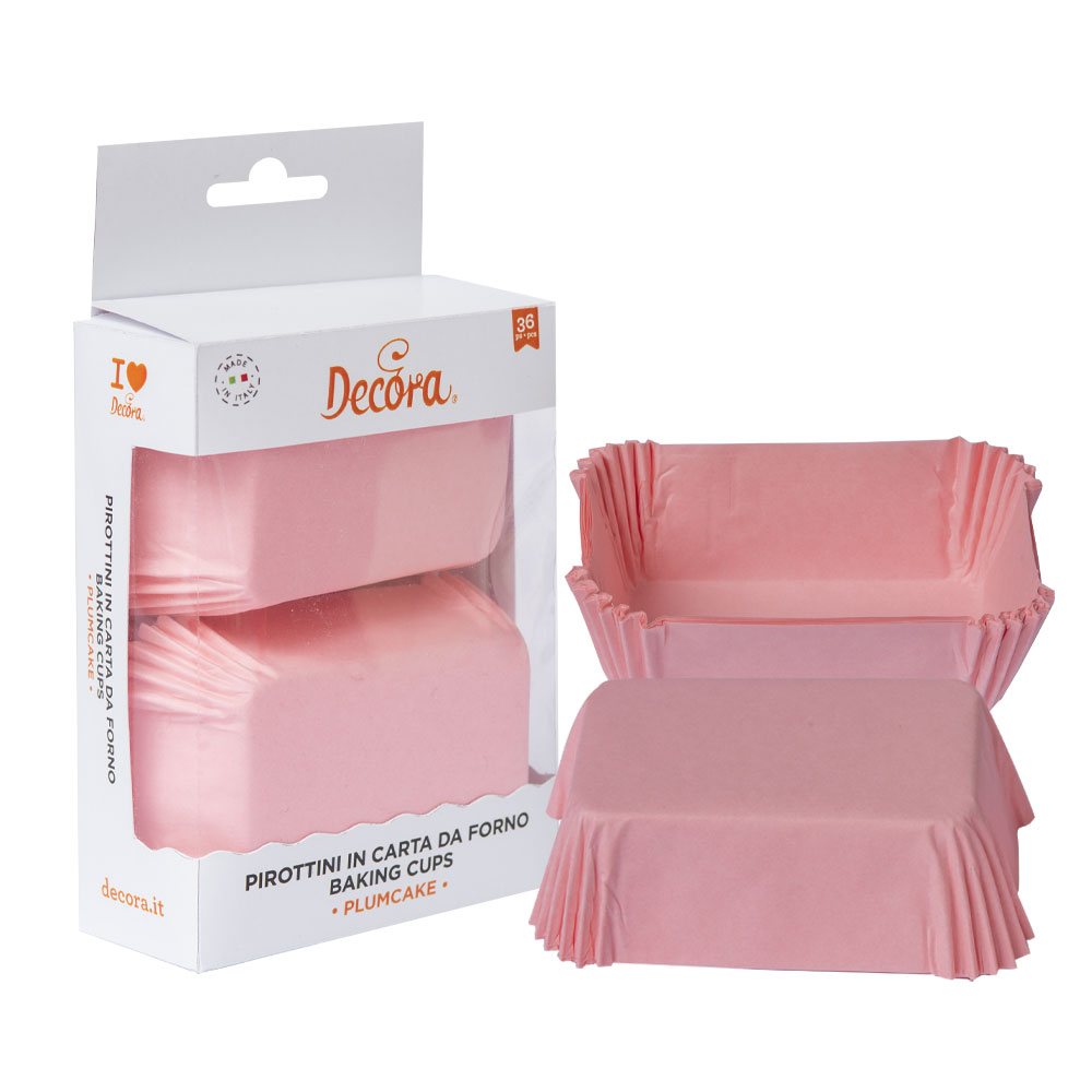 Obrázek k výrobku 19870 - Decora košíčky na mini chlebíky Ružové (36 ks)