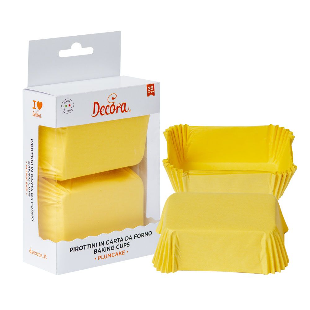 Obrázek k výrobku 19868 - Decora košíčky na mini chlebíky Žlté (36 ks)