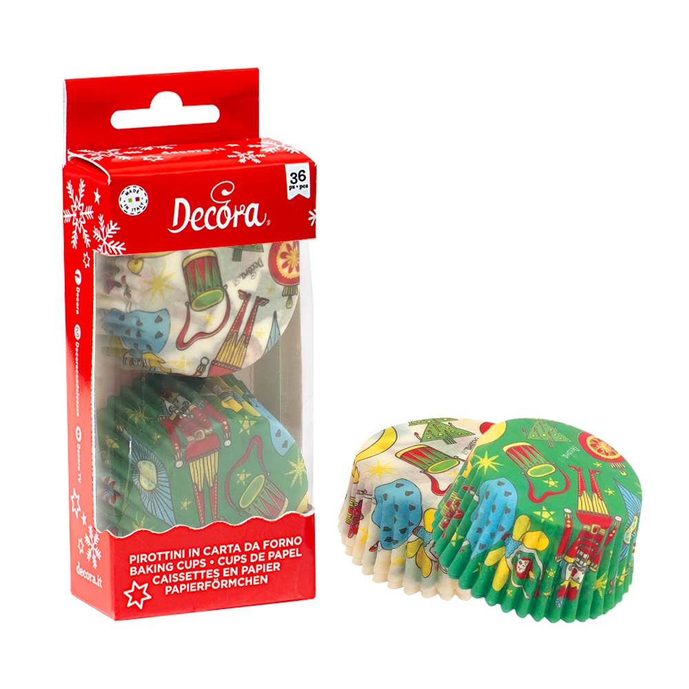 Obrázek k výrobku 24607 - Decora Košíčky na muffiny Luskáčík  (36 ks)