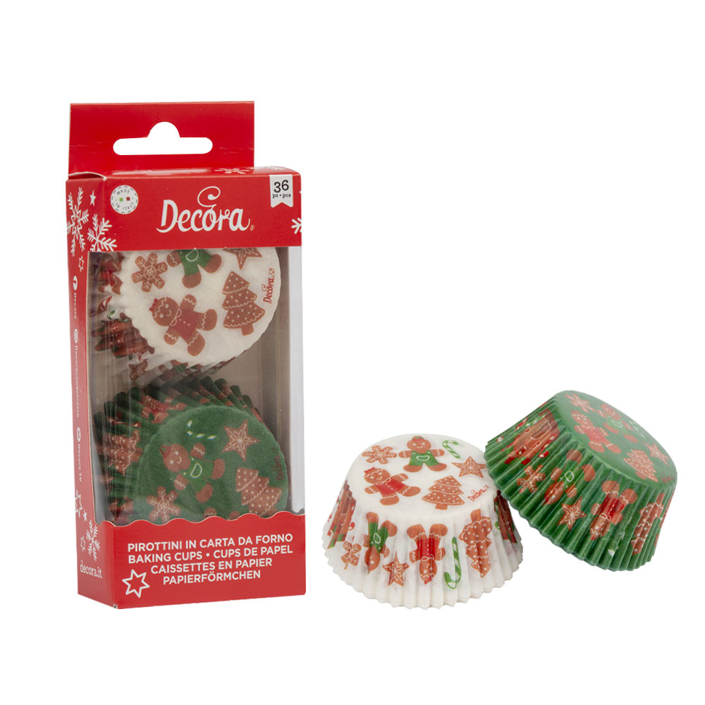 Obrázek k výrobku 22490 - Decora Košíčky na muffiny Perníčky (36 ks)