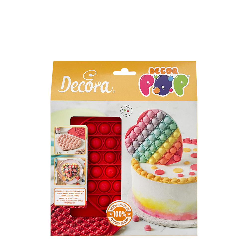 Obrázek k výrobku 22165 - Decora Silikónová forma Srdce DecorPop