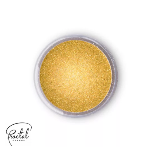 Obrázek k výrobku 16350 - Dekoratívna prachová perleťová farba Fractal - Sparkling Gold (3,5 g)