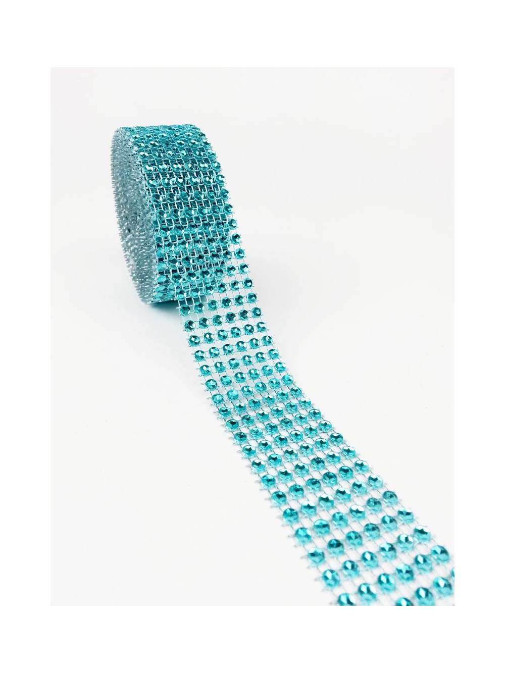 Obrázek k výrobku 16228 - Diamantový pás plastový bledo-modrý (3 cm x 4,57 m)