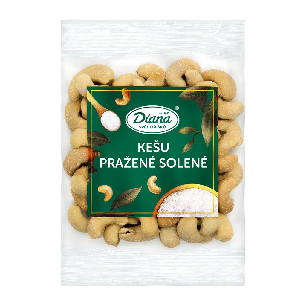 Obrázek k výrobku 20114 - Diana Kešu pražené solené (100 g)