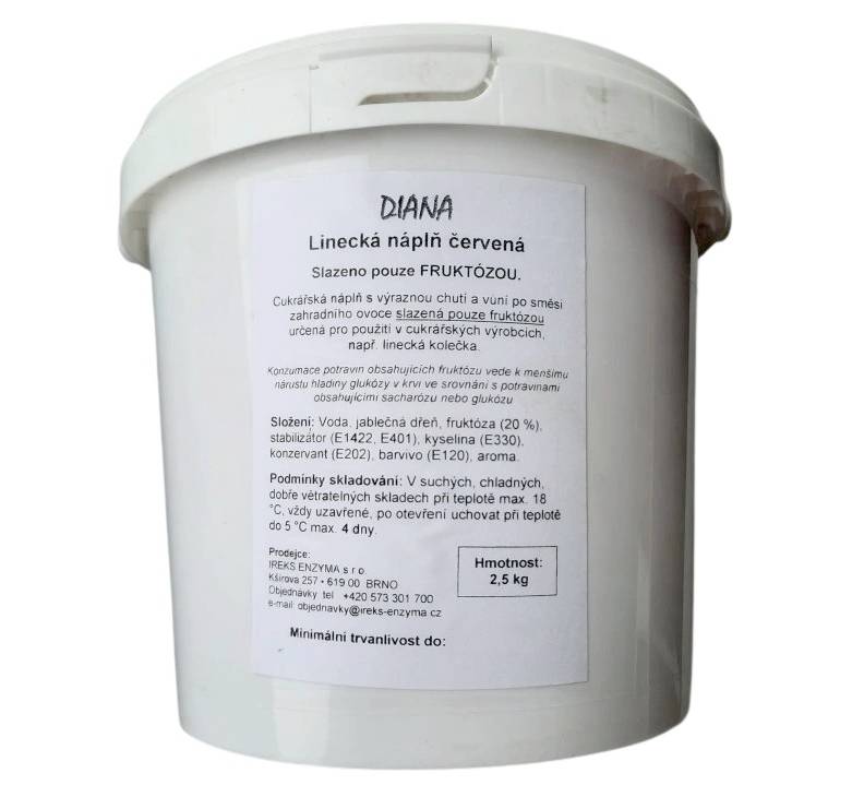 Obrázek k výrobku 26378 - Diana Linecká náplň červená (2,5 kg)