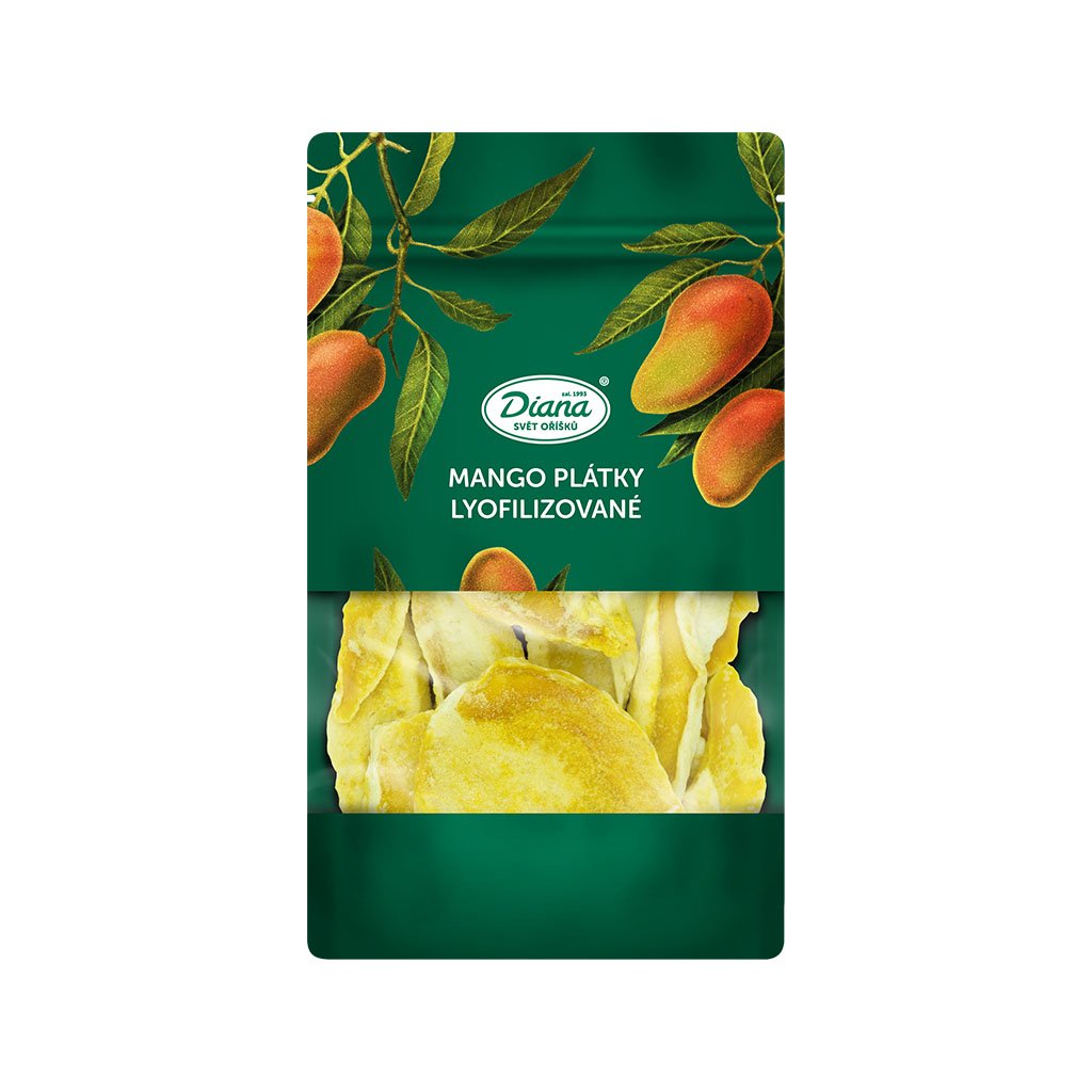 Obrázek k výrobku 20126 - Diana Mango plátky  lyofilizovaný  (40 g)