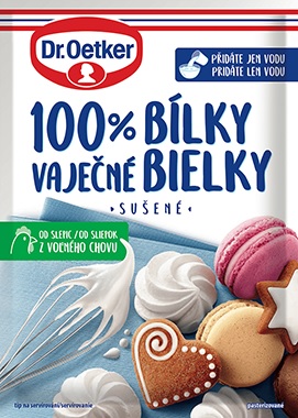 Obrázek k výrobku 23338 - Dr.Oetker 100% vaječné bielky (15g)