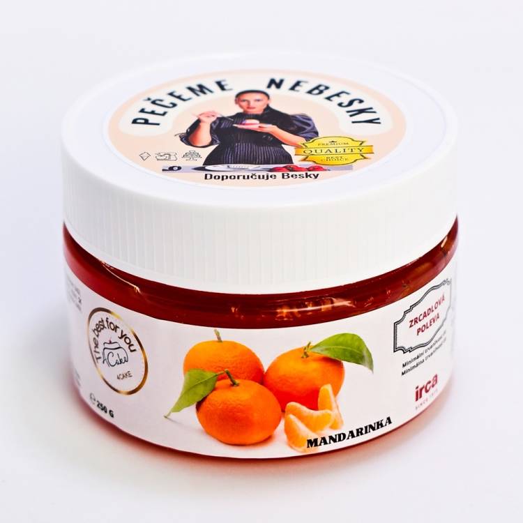 Obrázek k výrobku 25159 - Farcitura - zrkadlová poleva IRCA Mandarinka(250 g)