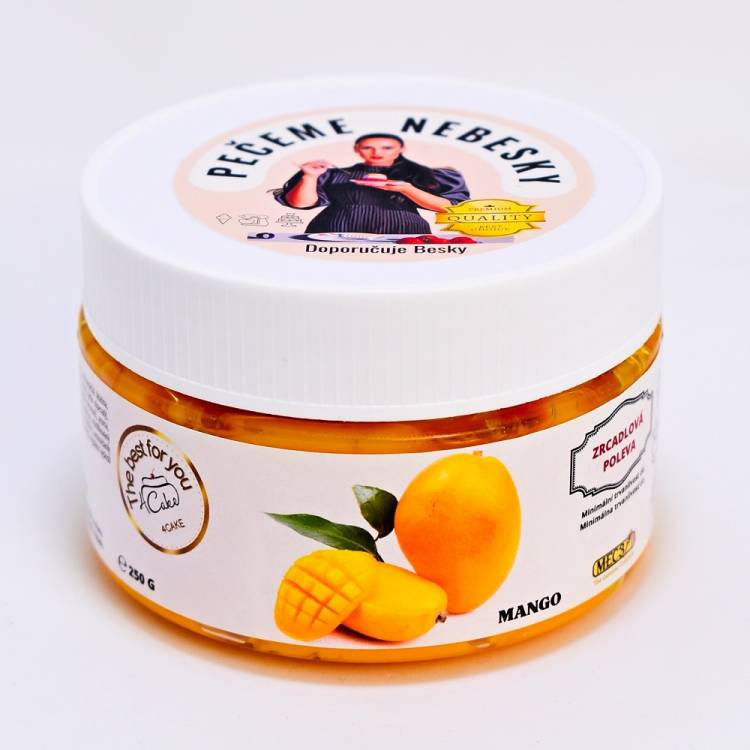 Obrázek k výrobku 25483 - Farcitura - zrkadlová poleva IRCA Mango (250 g)