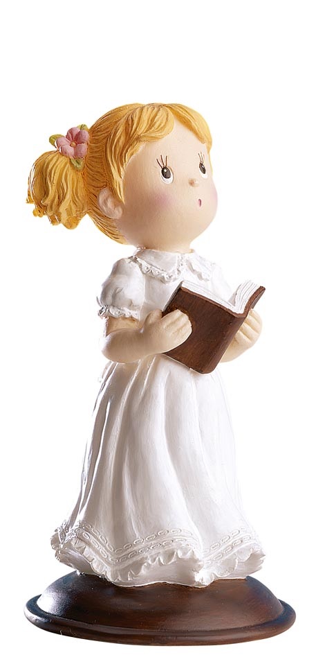 Obrázek k výrobku 23639 - Figurka dievča s knihou 13,5cm ( 1ks)