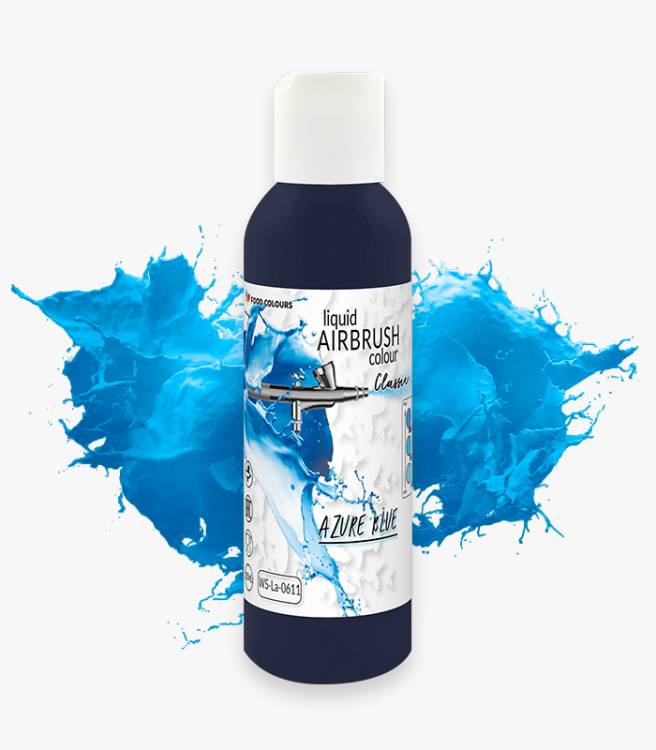 Obrázek k výrobku 16284 - Food Colours airbrush farba tekutá Azure Blue (135 ml)