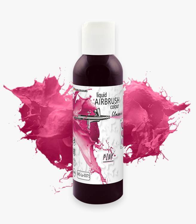 Obrázek k výrobku 16251 - Food Colours airbrush farba tekutá Pink (135 ml)