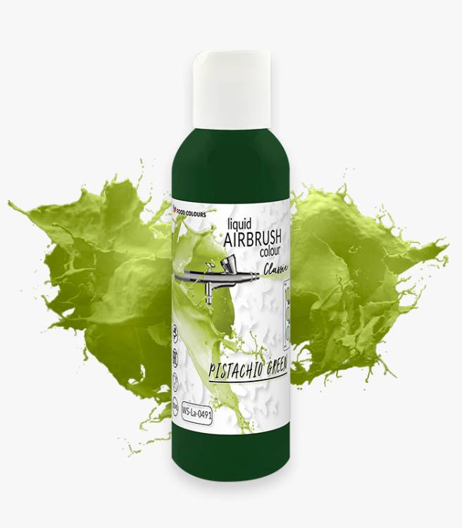 Obrázek k výrobku 16288 - Food Colours airbrush farba tekutá Pistachio Green (135 ml)