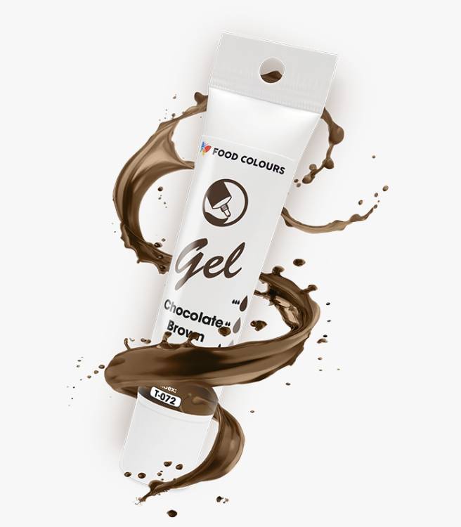 Obrázek k výrobku 26597 - Food Colours gélová farba tuba Chocolate Brown 30 g