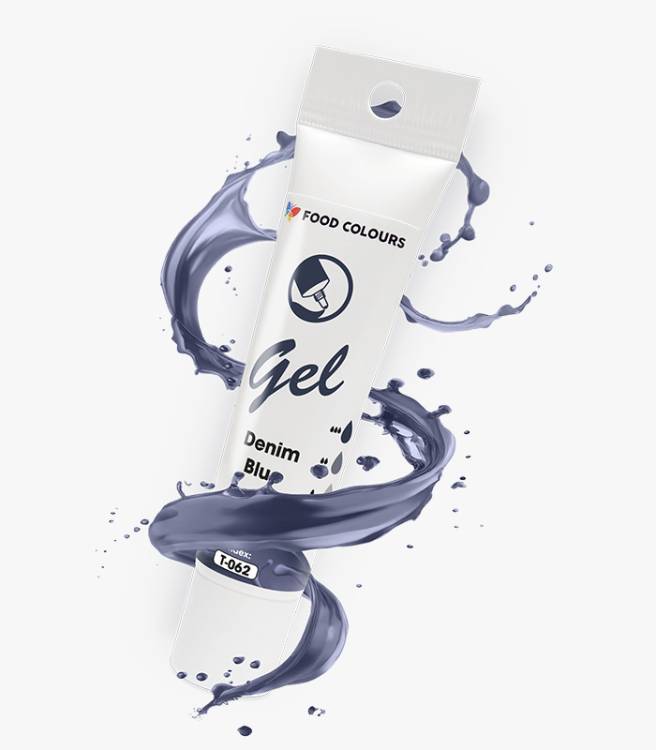 Obrázek k výrobku 26599 - Food Colours gélová farba tuba Denim Blue 30 g