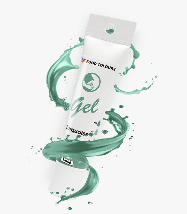 Obrázek k výrobku 26595 - Food Colours gélová farba tuba Turquoise 30 g