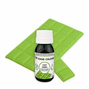Obrázek k výrobku 26173 - Food Colours tekutá farba do čokolády Light Green (18 ml)