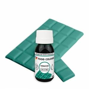 Obrázek k výrobku 26178 - Food Colours tekutá farba do čokolády Turquoise (18 ml)