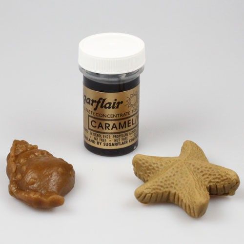Obrázek k výrobku Gelová barva Sugarflair (25 g) Caramel/Ivory