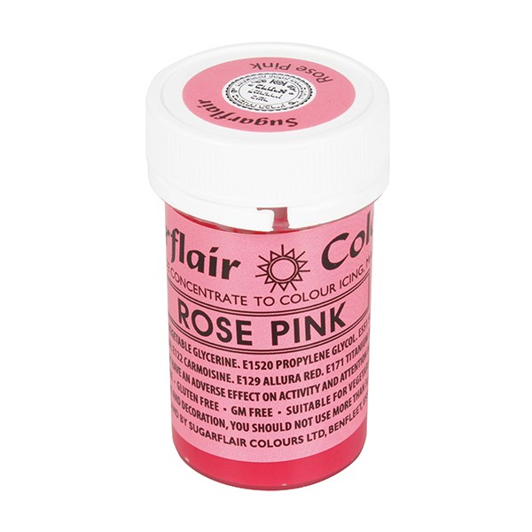 Obrázek k výrobku 14231 - Gelová barva Sugarflair (25 g) Rose Pink