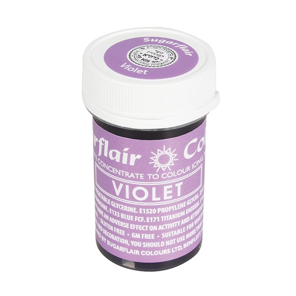 Obrázek k výrobku 14229 - Gelová barva Sugarflair (25 g) Violet