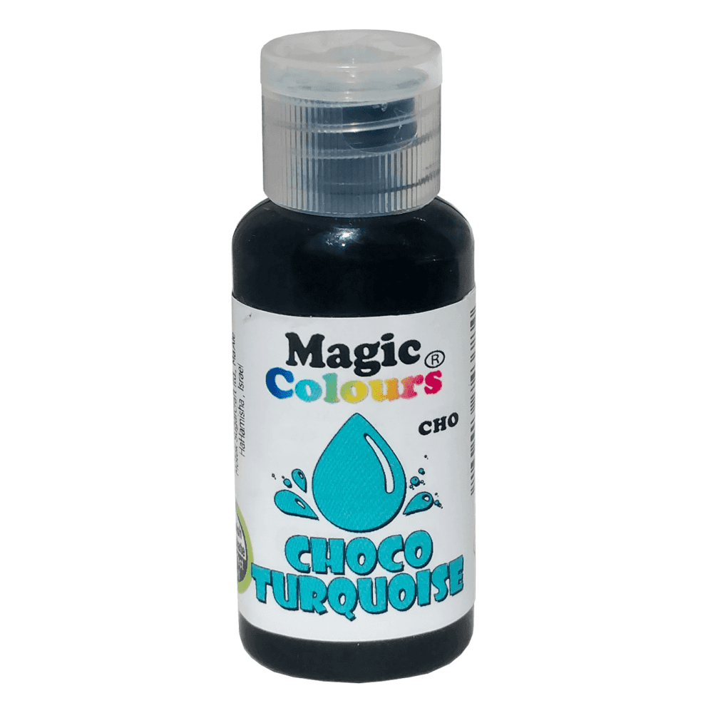 Obrázek k výrobku 18681 - Gélová farba do čokolády Magic Colours (Choco Turquoise) tyrkysová (32 g)