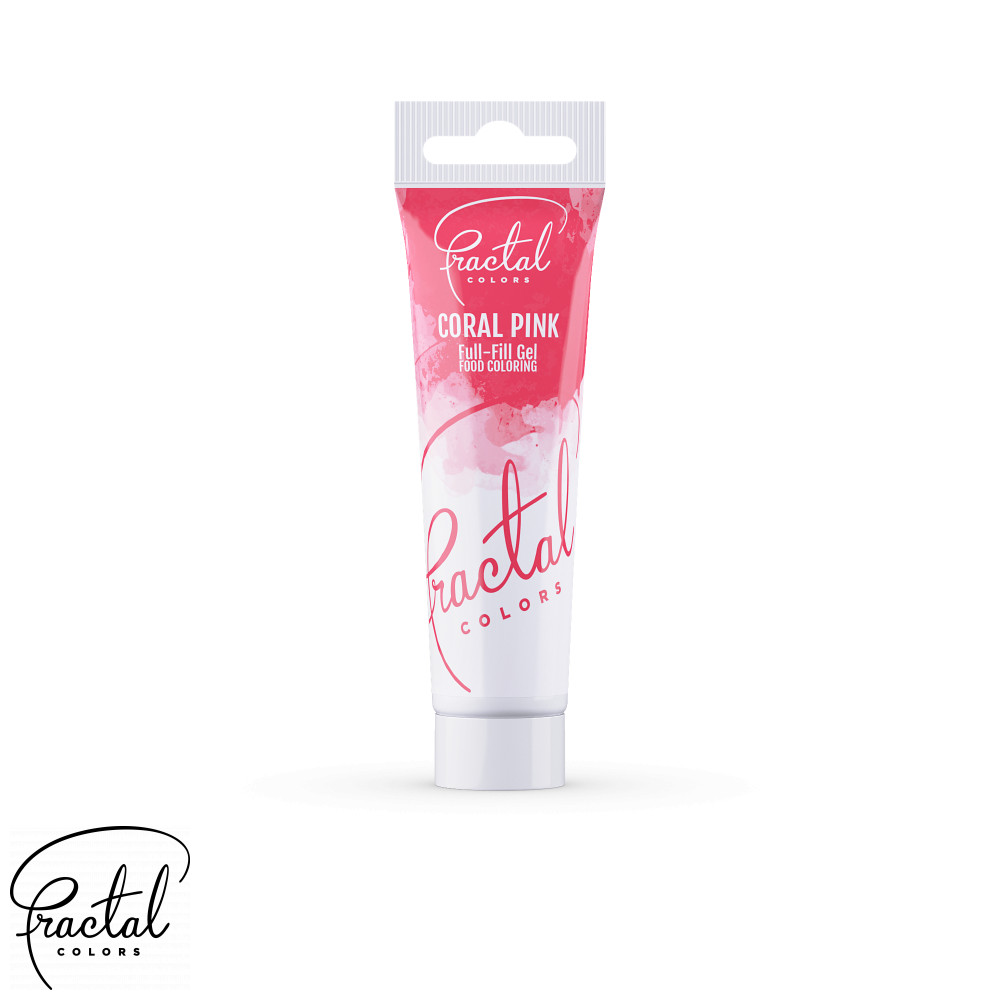 Obrázek k výrobku 21765 - Gélová farba Fractal - Coral pink (30 g)