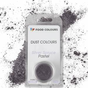 Obrázek k výrobku 26852 - Jedlá prachová farba Food Colours Silver Spruce Pastel (2,5 g)