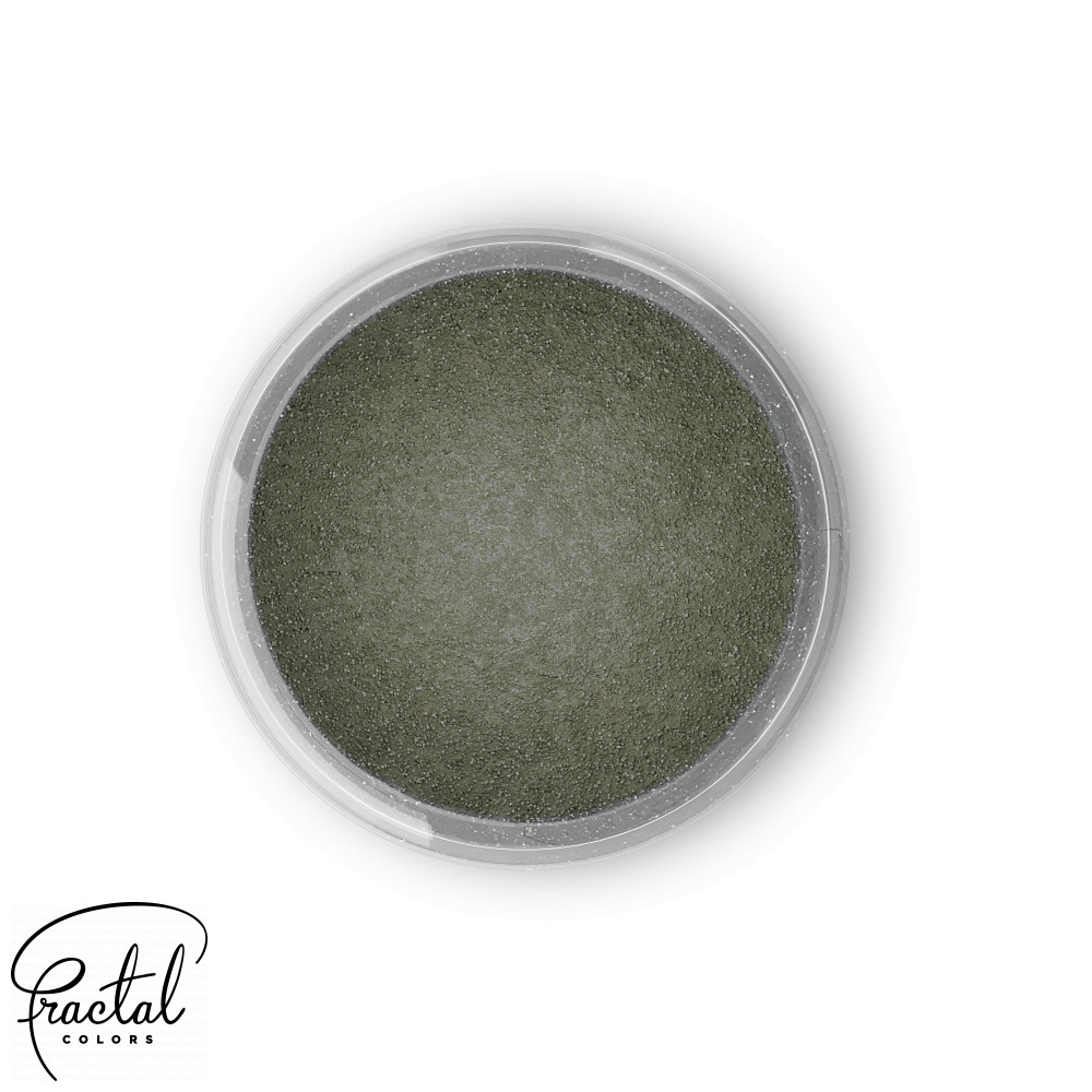 Obrázek k výrobku 23657 - Jedlá prachová perleťová farba Fractal - Green Graphite  (2,5 g)