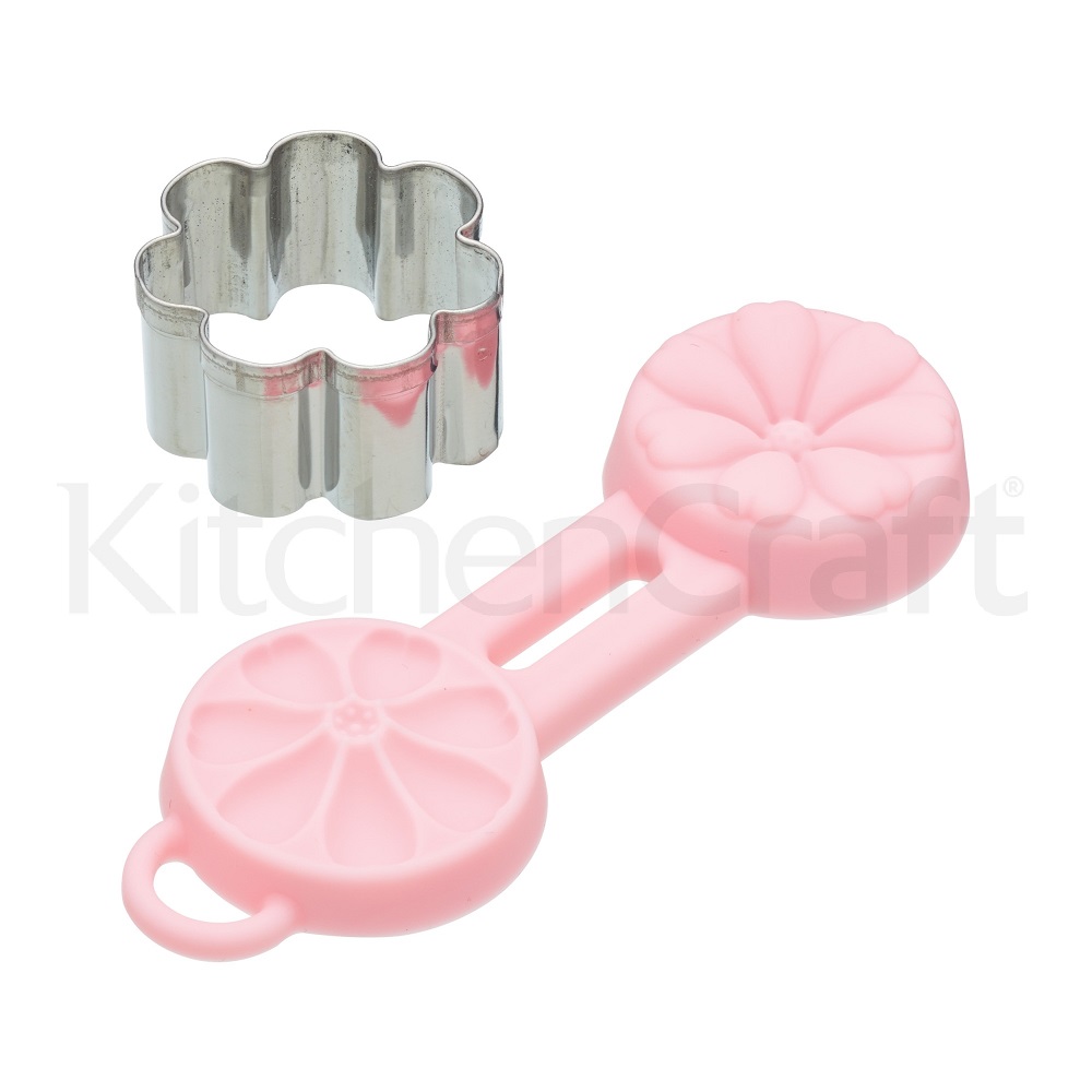 Obrázek k výrobku 16919 - Kitchen Craft obojstranný žilkovač a vykrajovač Kvetina
