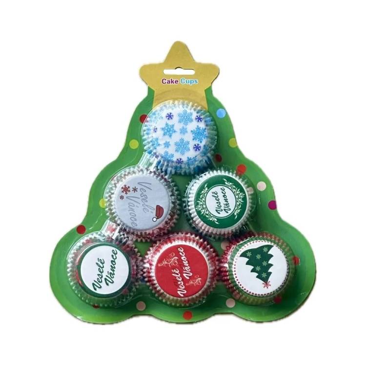 Obrázek k výrobku 27272 - Košíčky na muffiny s vianočnými motívmi (144 ks)