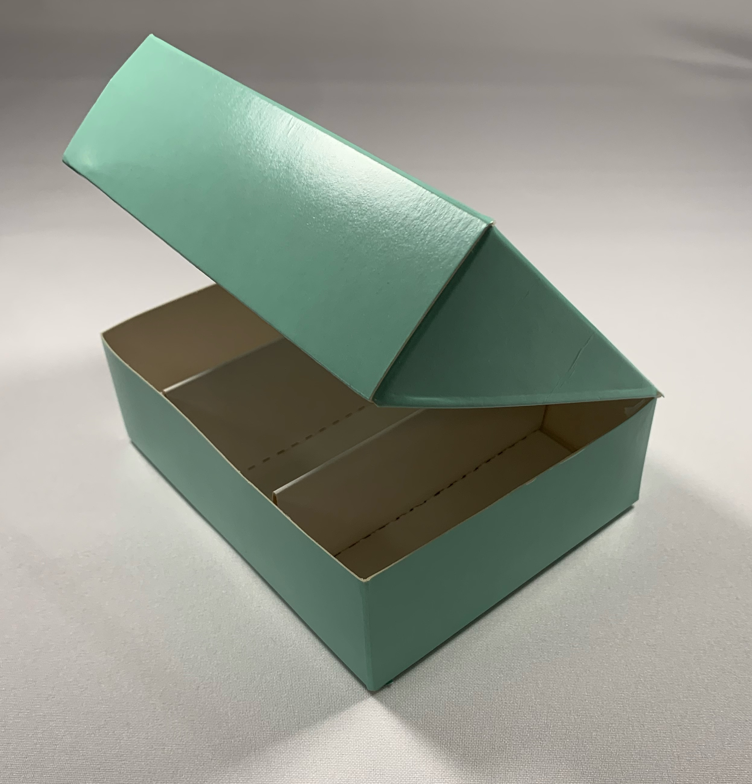 Obrázek k výrobku 21392 - Krabička na makrónky (14 x 11,5 x 4,5 cm) Pastel mint