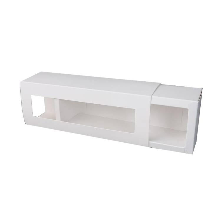 Obrázek k výrobku 24516 - Krabička na makrónky biela 20,8 x 7,3 x 5,5 cm (na 6 kusov)