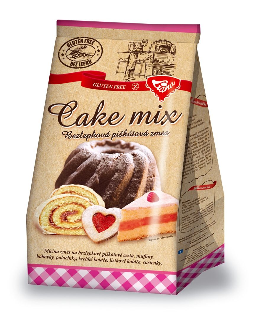 Obrázek k výrobku 18904 - Liana Cake mix - bezlepková zmes na piškótové cestá (1 kg)