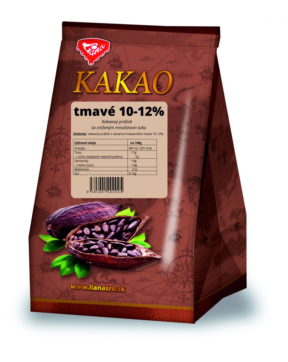 Obrázek k výrobku 18955 - Liana Kakao tmavé 10-12% tuku Liana (1 kg)