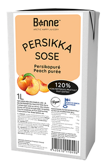 Obrázek k výrobku 26081 - Ovocné pyré 100% Broskyňa 1l - Bonne