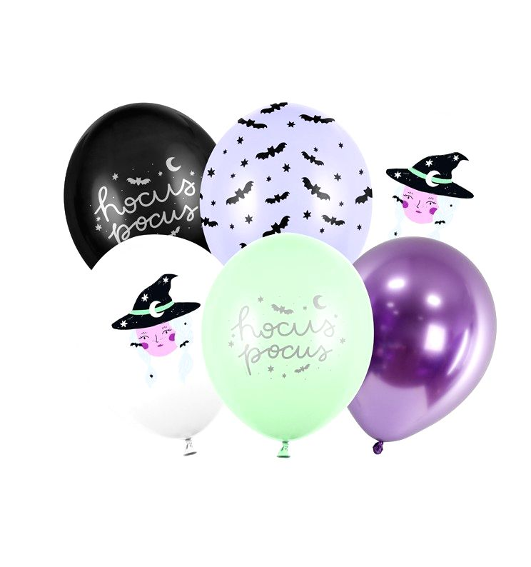 Obrázek k výrobku 22475 - PartyDeco balóniky Čarodejnica (6 ks)
