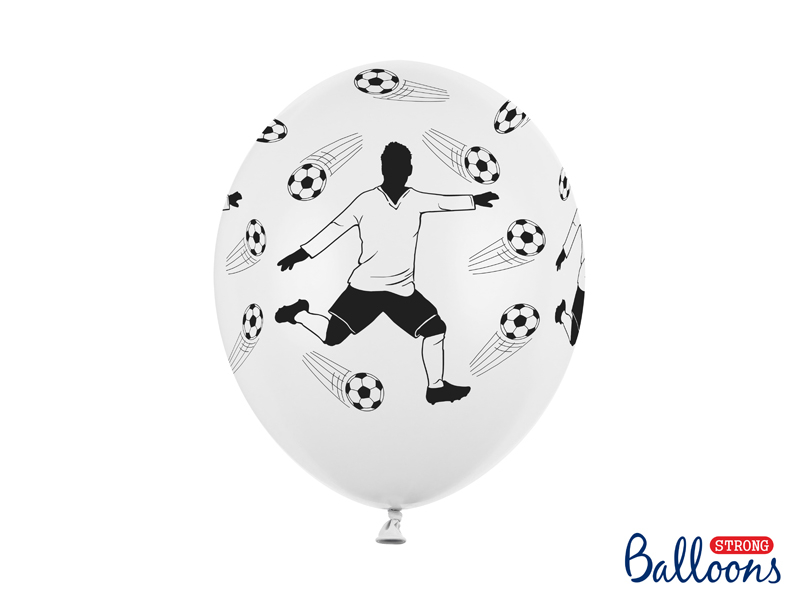 Obrázek k výrobku 18123 - PartyDeco balóniky Fotbalista s loptami (6 ks)