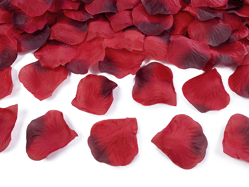 Obrázek k výrobku 20334 - Partydeco Dekoratívne lupene ruží červeno-čierne