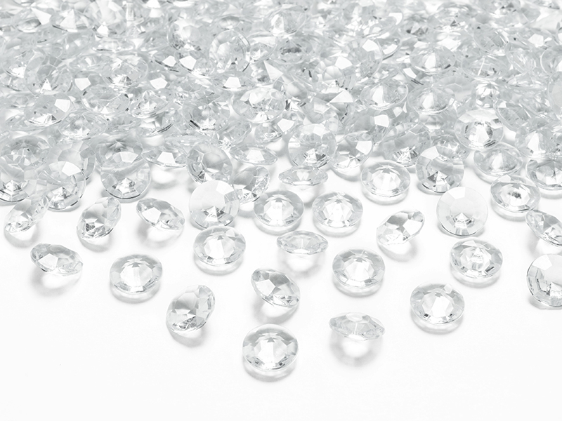 Obrázek k výrobku 20877 - PartyDeco Diamantové konfety  (100 ks)
